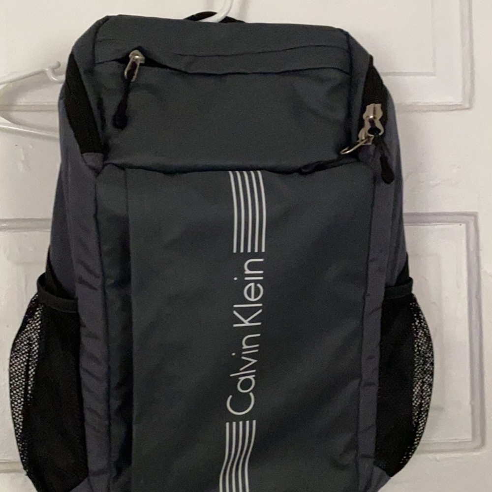 Grey backpack